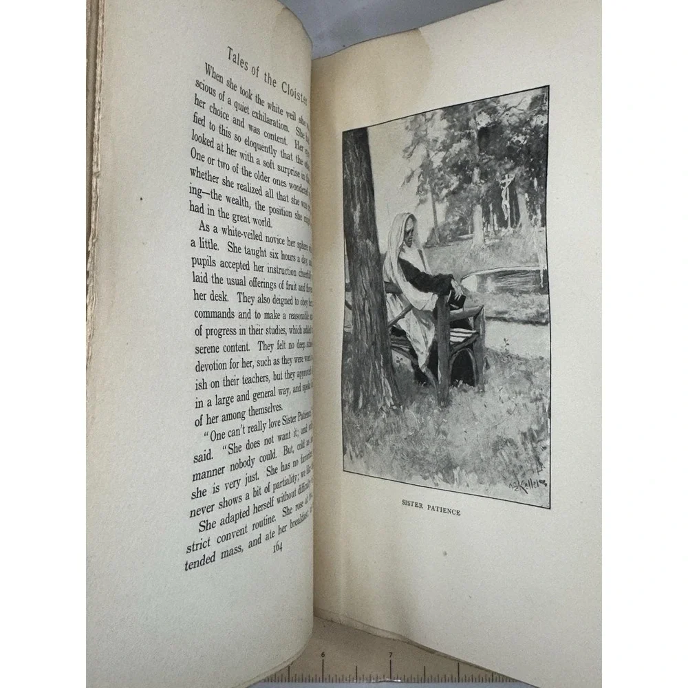 Tales of the Cloister  Elizabeth G Jordan, Harper & Brothers, 1903,  inscribed